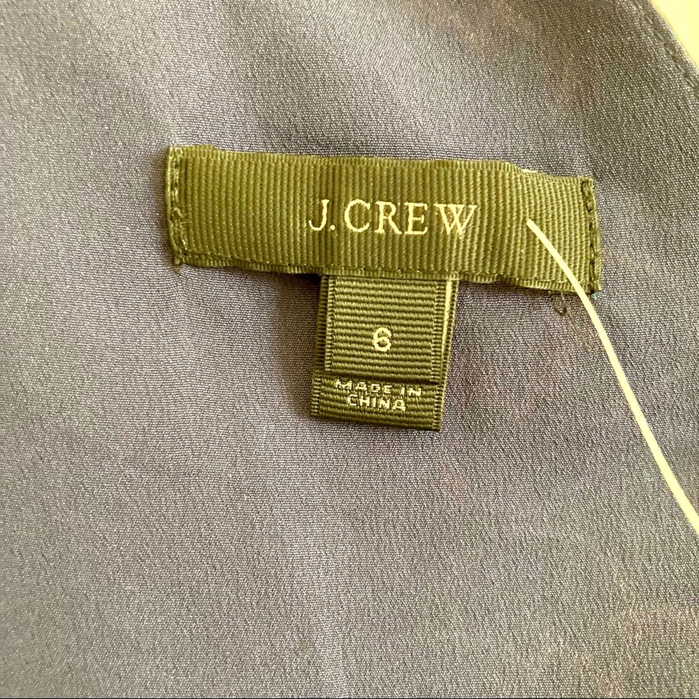 NWOT J. Crew Silk Swoop Dress - Picture 5 of 7